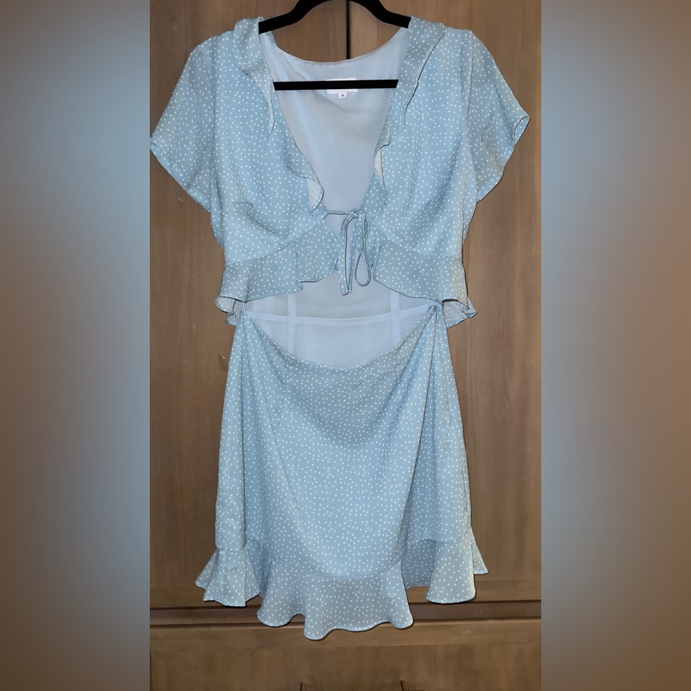 Superdown Mercy Polka Dot Dress